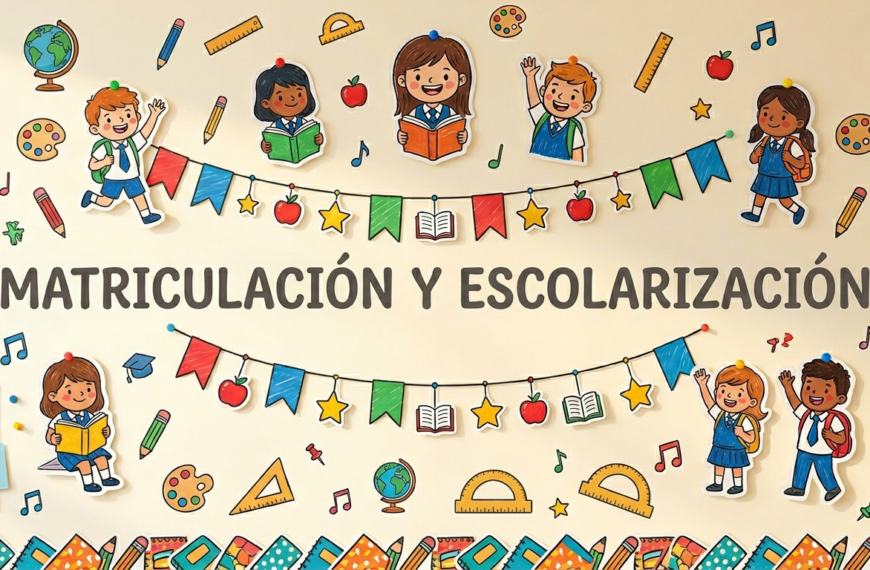 Abierto el plazo de admisión y escolarización para el curso 2026-2027